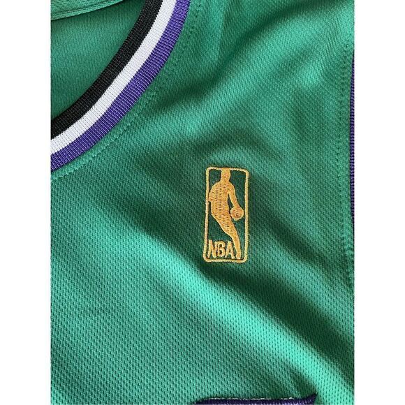 Milwaukee Bucks Mitchell & Ness Ray Allen Green Jersey Hardwood Classics #34 - Picture 5 of 6